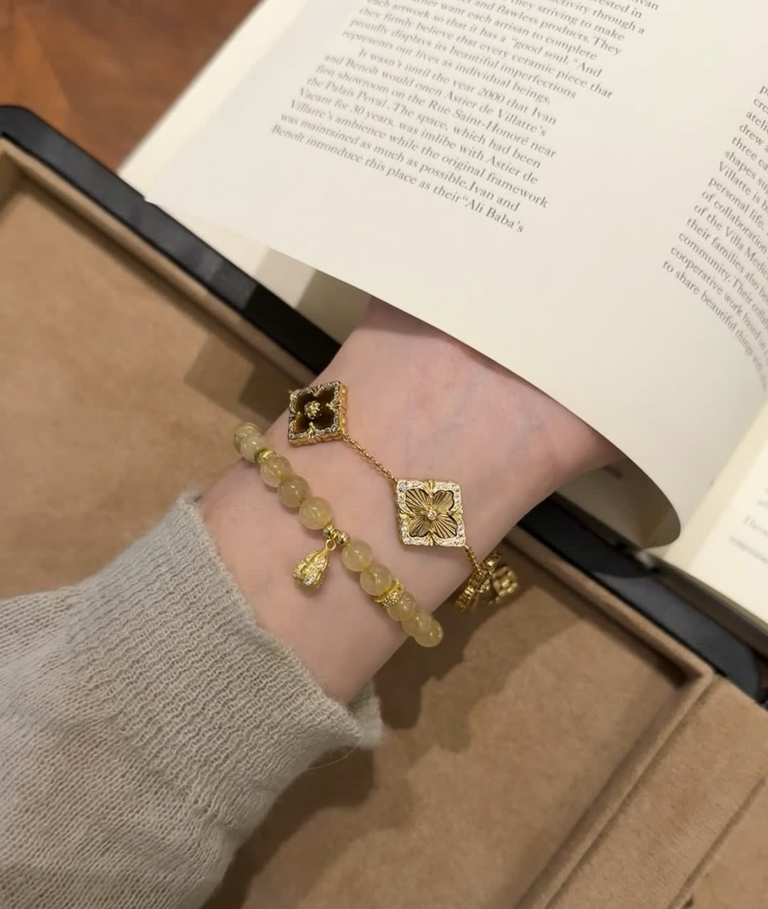 Van Cleef & Arpels Vintage Alhambra Yellow Gold Bracelet